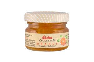 Darbo Orangen Marmelade Zuckerarm im Miniglas