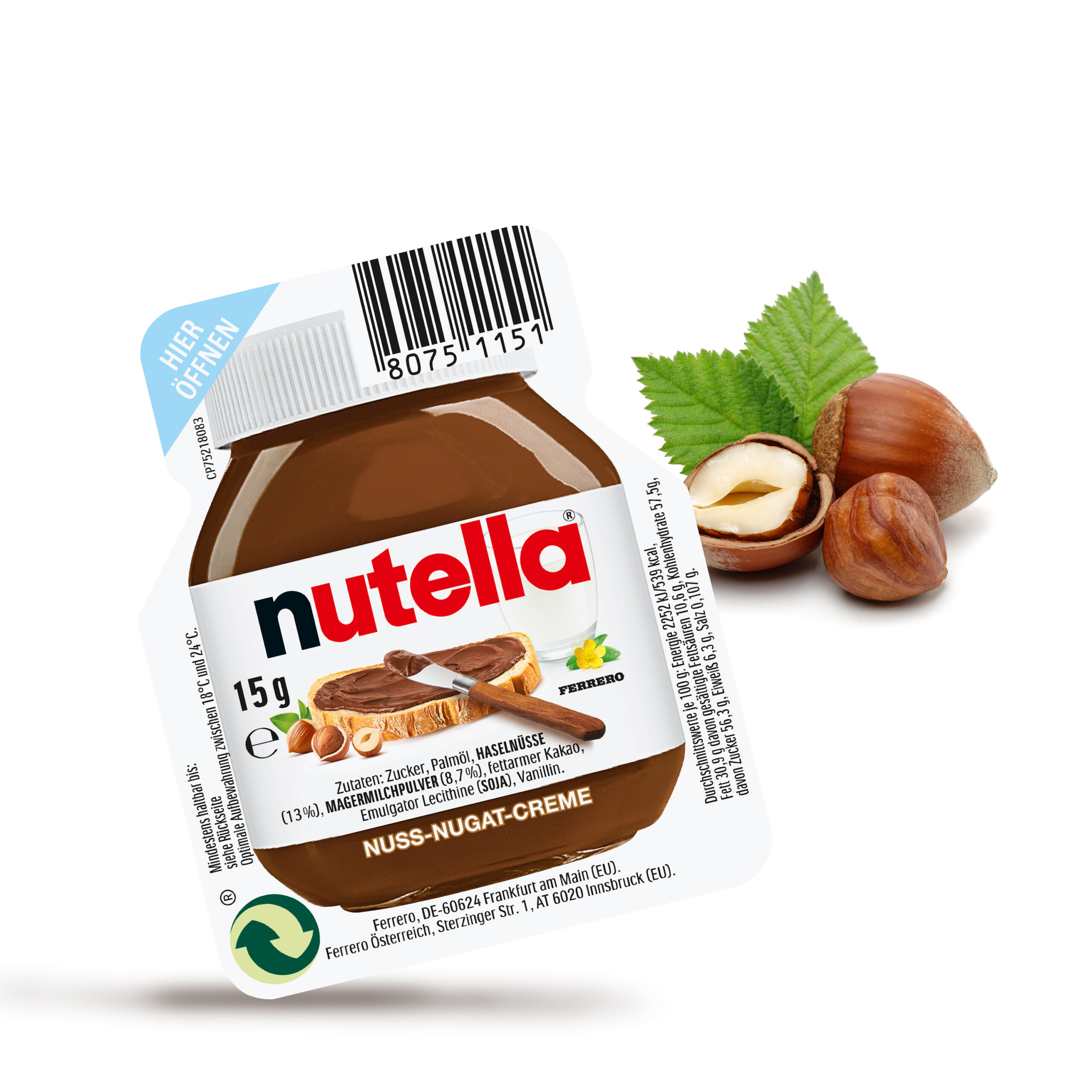 Ferrero nutella thekendisplay f r gastronomie hotel hellma