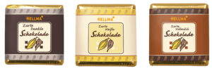 Zarte Schokoladentäfelchen